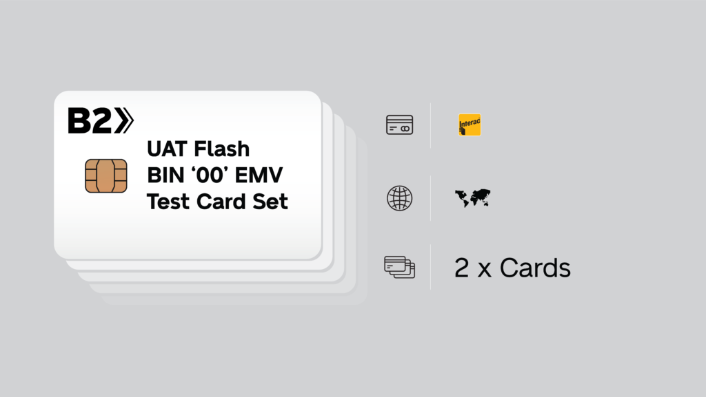 UAT Flash BIN '00' EMV Test Card Set