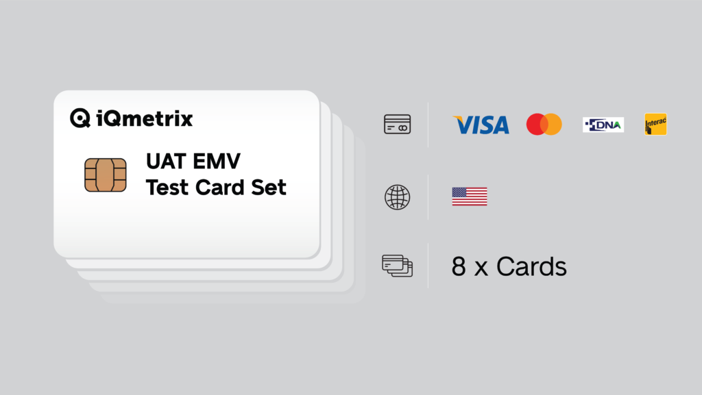 iQmetrix UAT EMV Test Card Set